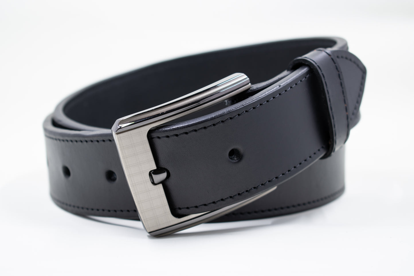Reynaga Stitched Black Belt