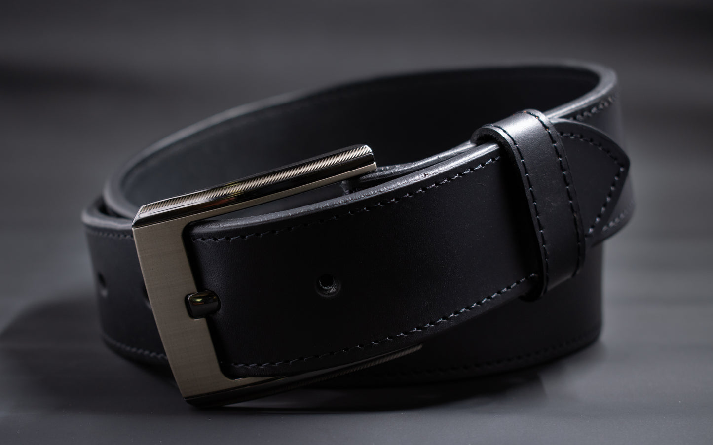 Reynaga Stitched Black Belt