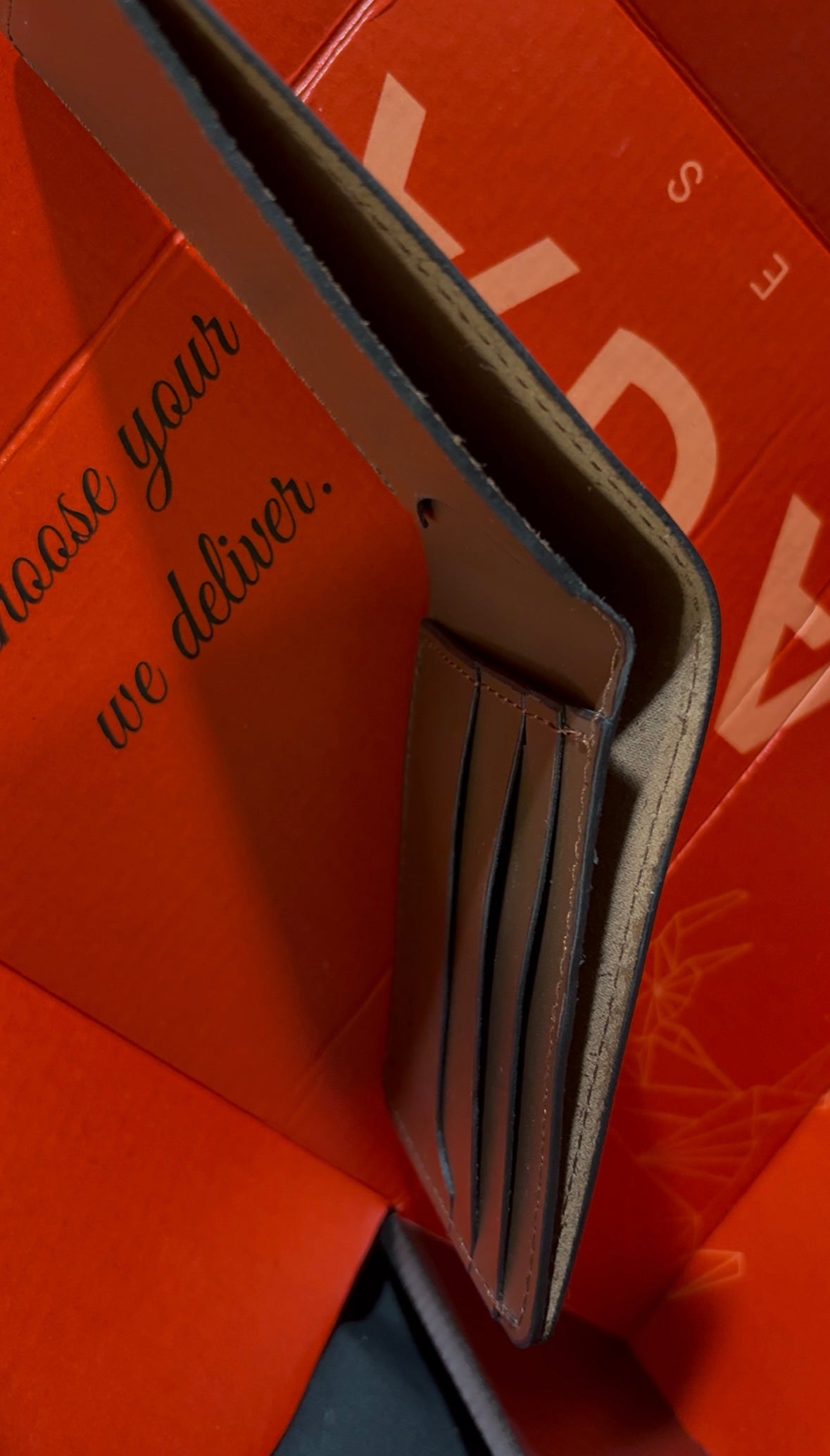 Reynaga Slim Brown Wallet