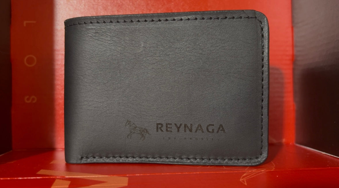 Reynaga Slim Black Wallet