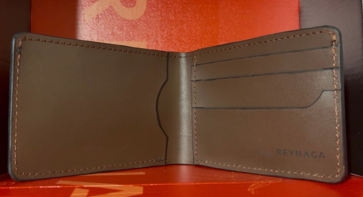 Reynaga Slim Brown Wallet