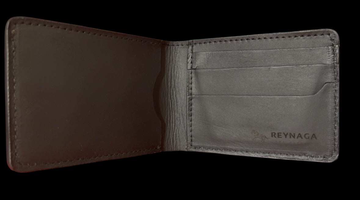 Reynaga Slim Black Wallet
